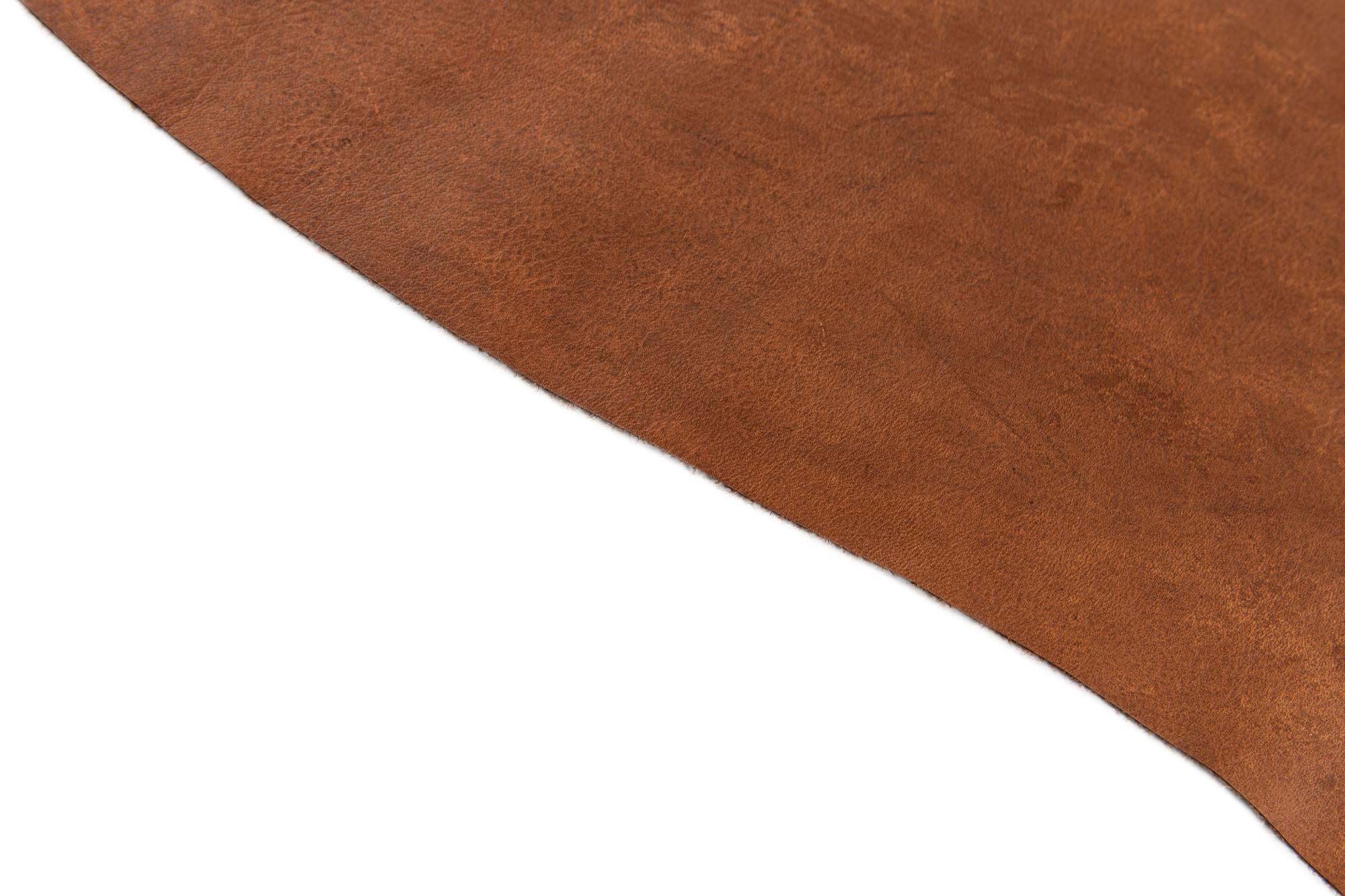 6' 2 x 6' 8 Cowhide Leather Square Rug