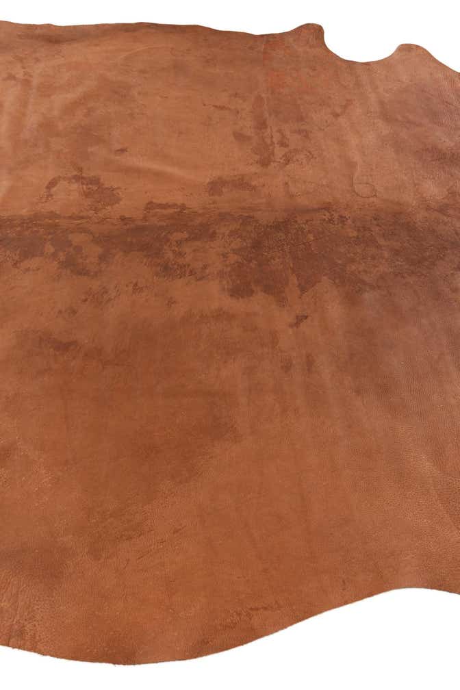 6' 8 x 6' 8 Cowhide Leather Square Rug