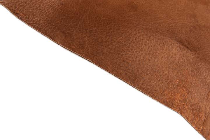 6' 8 x 6' 8 Cowhide Leather Square Rug