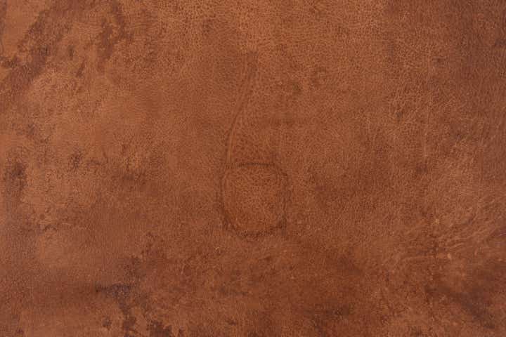6' 8 x 6' 8 Cowhide Leather Square Rug