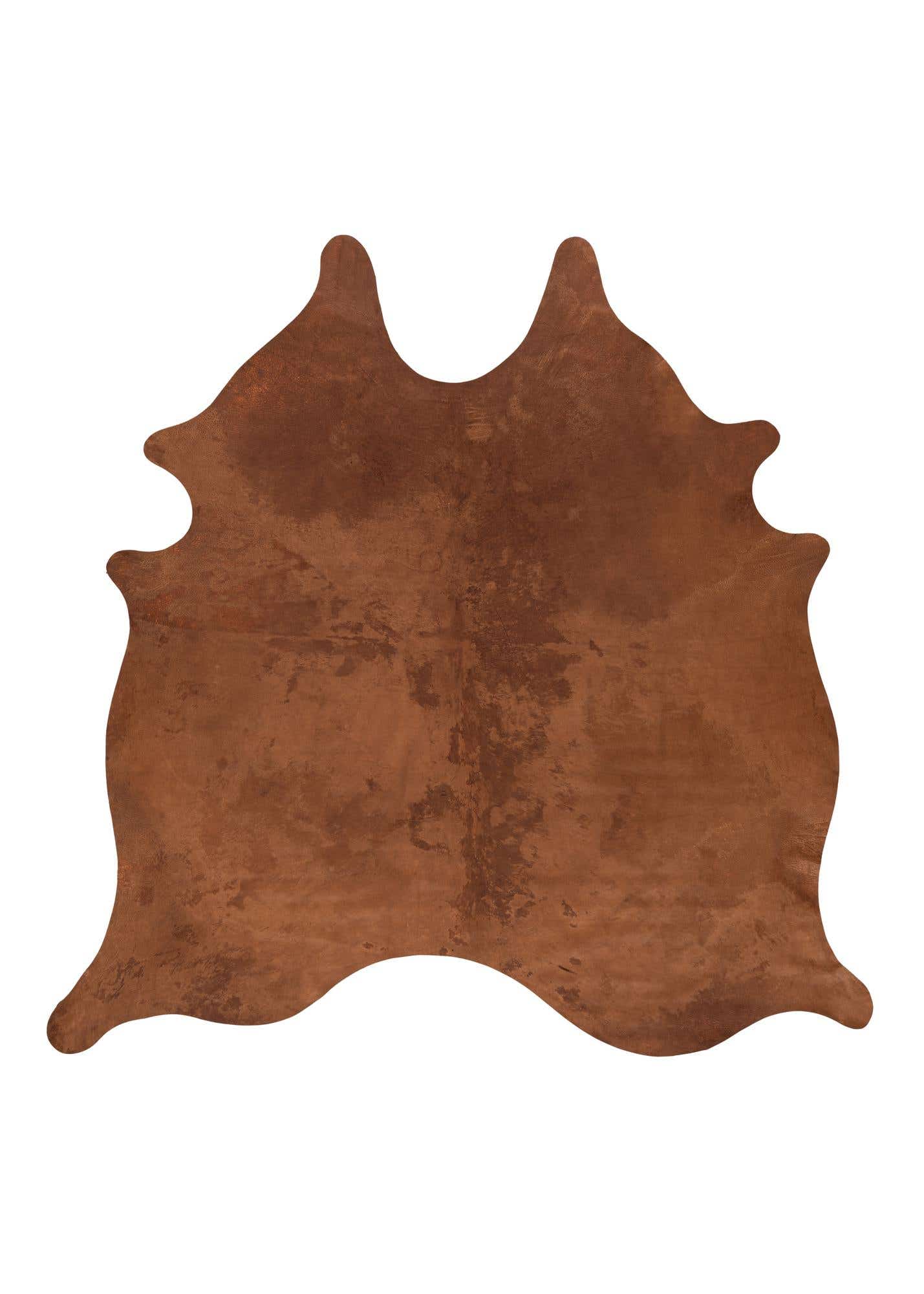 6' 8 x 6' 8 Cowhide Leather Square Rug