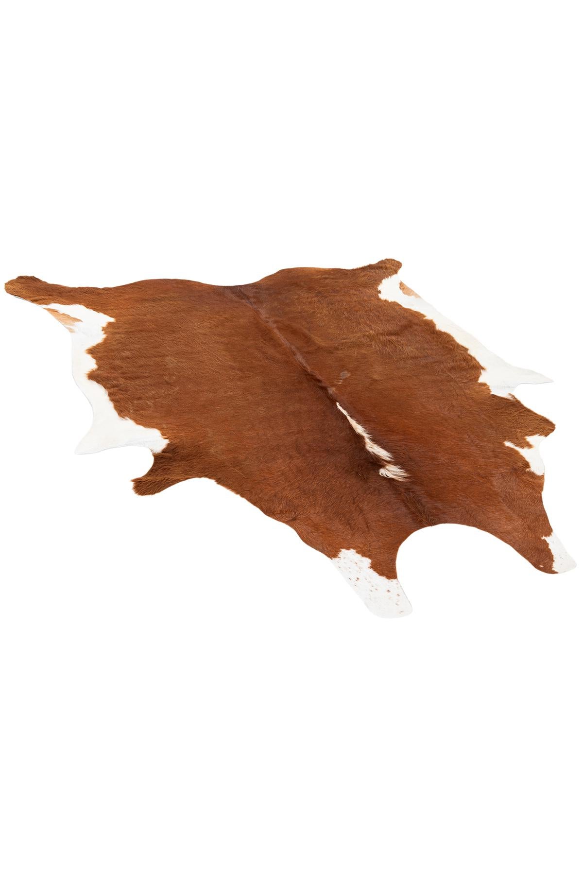 6' 4 x 6' 5 Cowhide Leather Square Rug