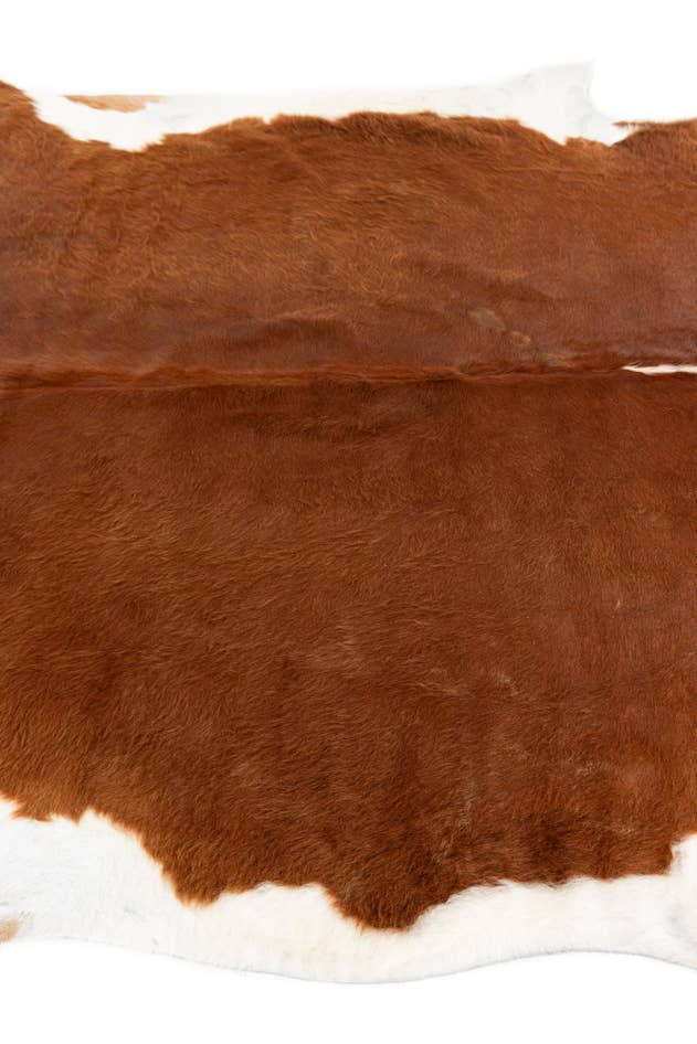 Detailansicht von 195cm x 195cm Cowhide Leather Quadrat Teppich