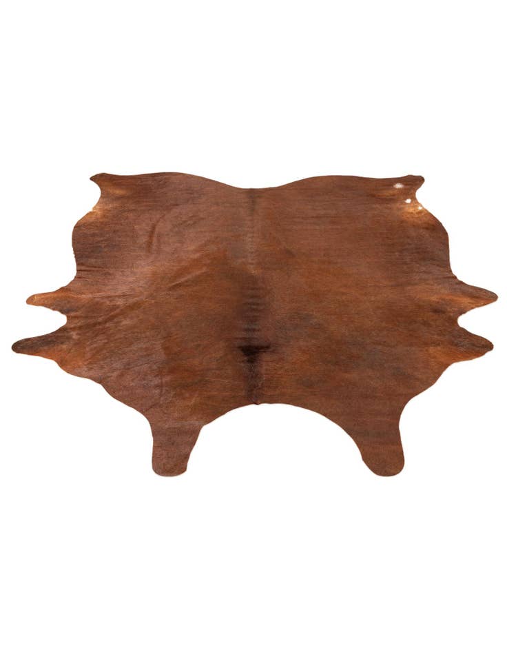 Detail image of 6' 5 x 7' 3 Cowhide Leather Square Rug