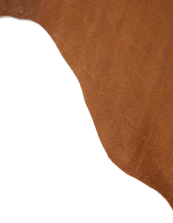 Detail image of 5' 10 x 6' 7 Cowhide Leather Square Rug