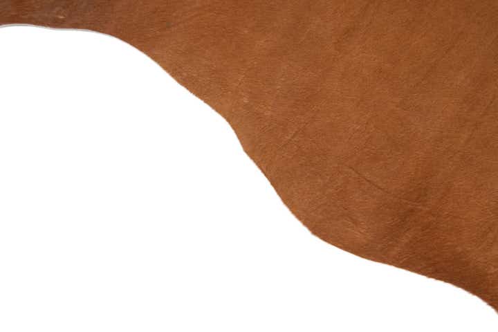5' 10 x 6' 7 Cowhide Leather Square Rug