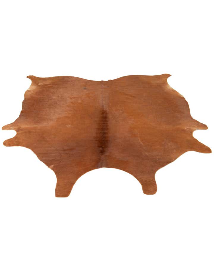 6' 5 x 7' 2 Cowhide Leather Square Rug