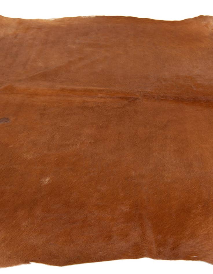 Detail image of 6' 5 x 7' 2 Cowhide Leather Square Rug