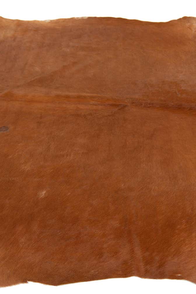 6' 5 x 7' 2 Cowhide Leather Square Rug