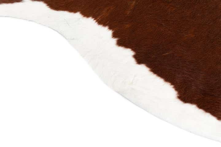 6' 7 x 6' 8 Cowhide Leather Square Rug