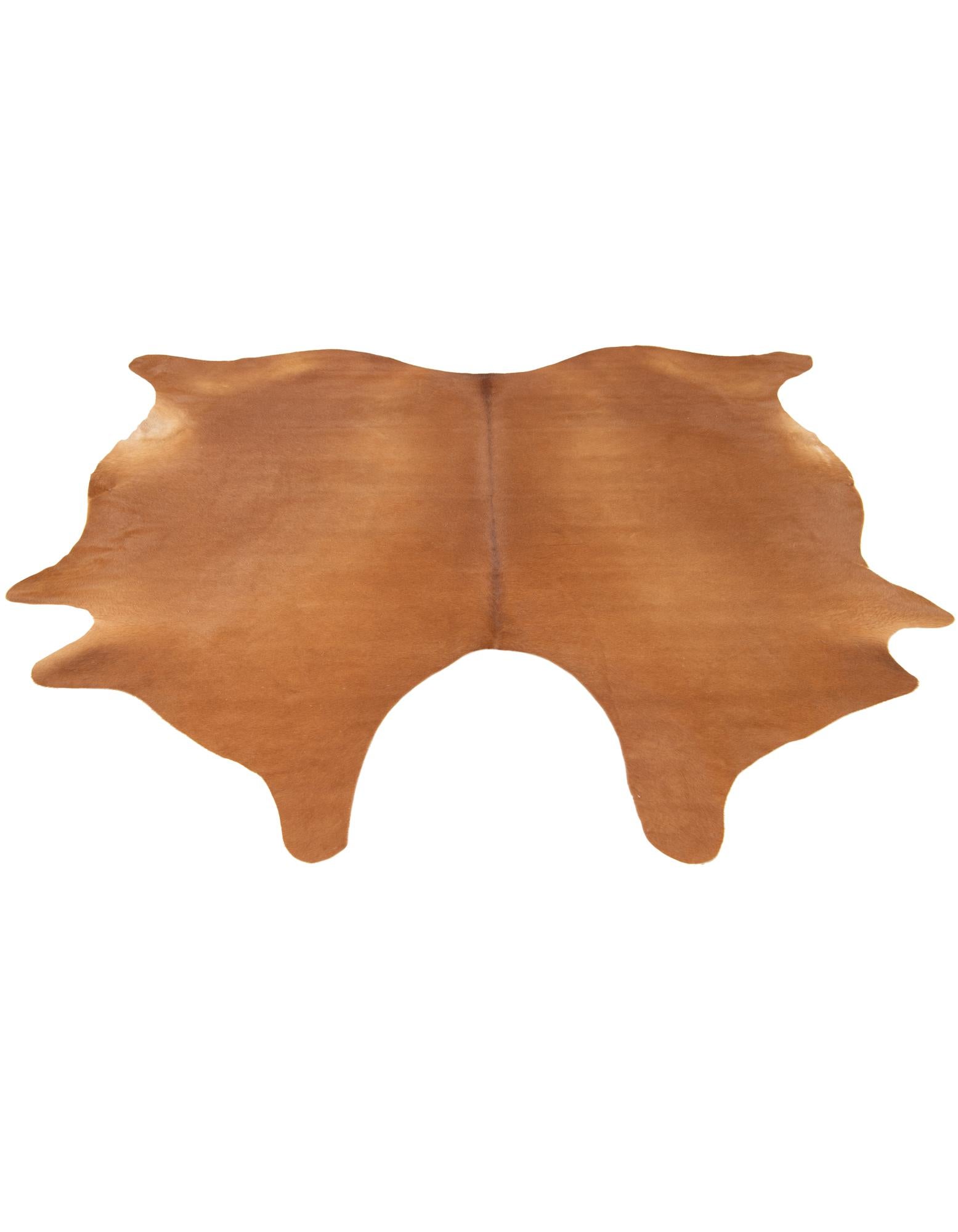 6' 1 x 6' 5 Cowhide Leather Square Rug