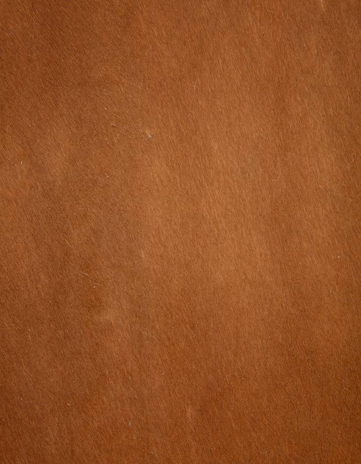 Detail image of 6' 1 x 6' 5 Cowhide Leather Square Rug