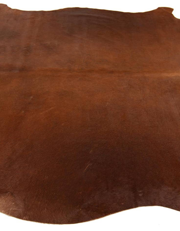 Detail image of 6' 6 x 6' 11 Cowhide Leather Square Rug