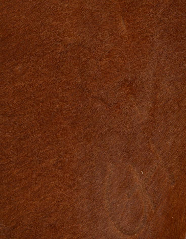 Detail image of 6' 7 x 6' 10 Cowhide Leather Square Rug