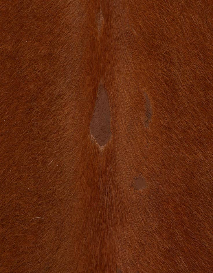 Detail image of 6' 7 x 6' 10 Cowhide Leather Square Rug