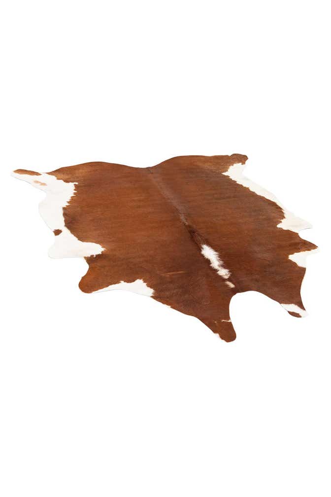 6' x 6' 2 Cowhide Leather Square Rug