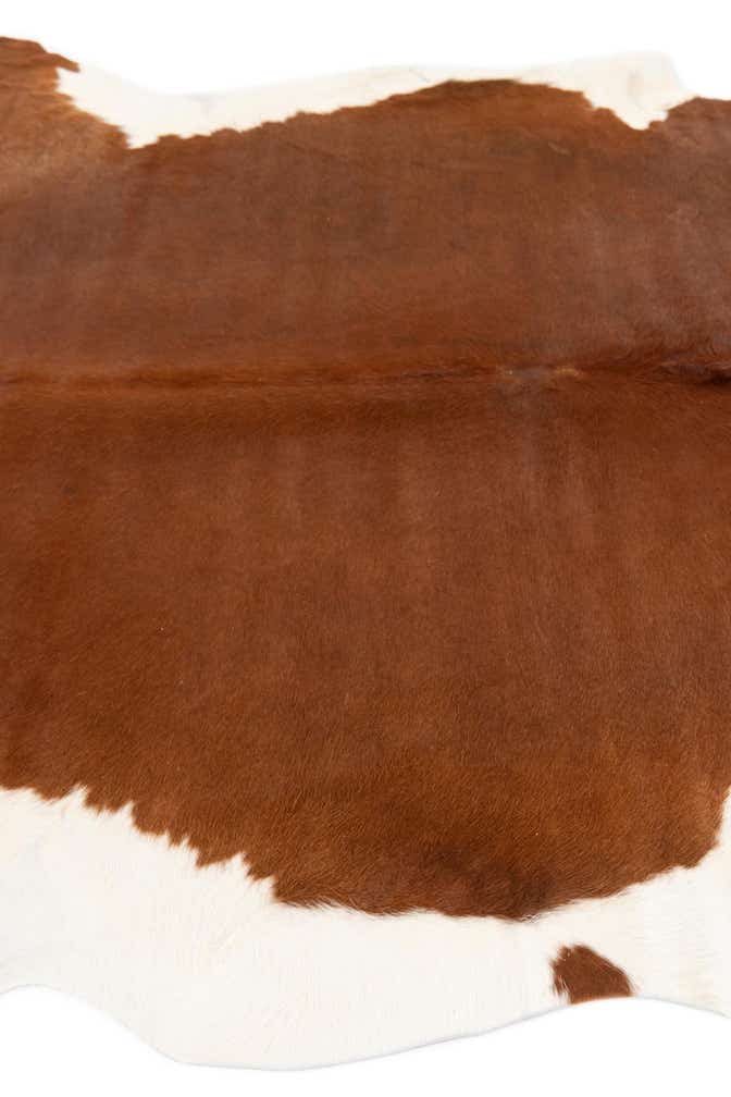 6' x 6' 2 Cowhide Leather Square Rug