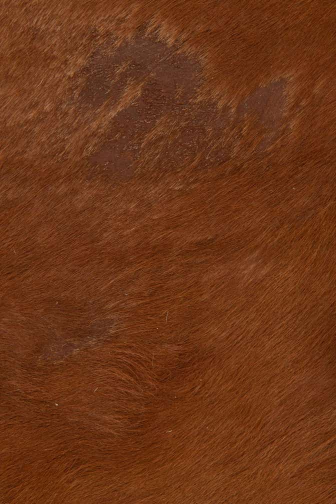 6' 3 x 6' 8 Cowhide Leather Square Rug