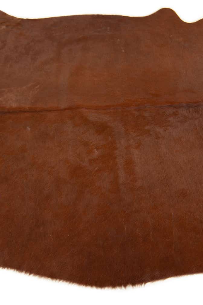 5' 1 x 5' 4 Cowhide Leather Square Rug