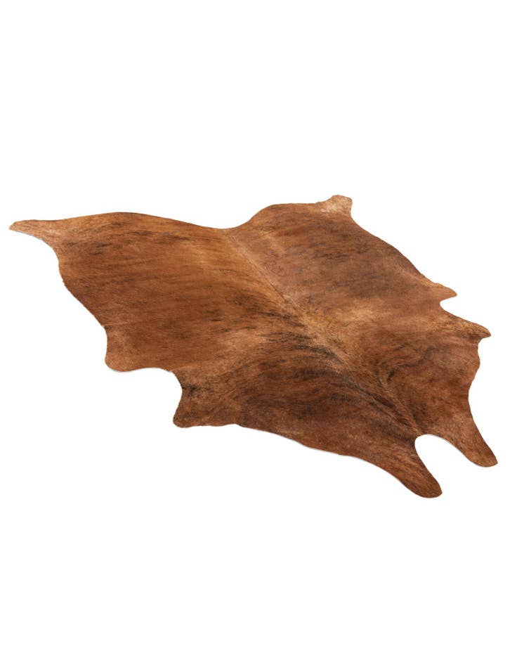 Detail image of 5' 10 x 6' 1 Cowhide Leather Square Rug