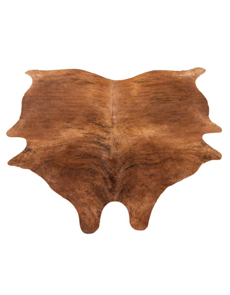 Detail image of 5' 10 x 6' 1 Cowhide Leather Square Rug