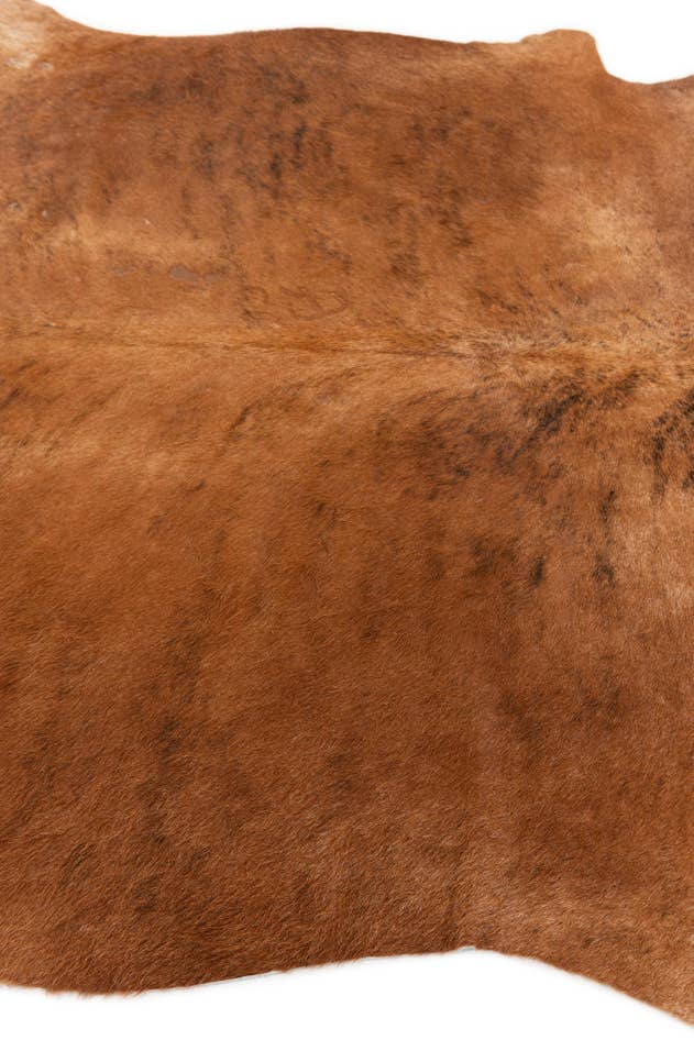 Detail image of 5' 10 x 6' 1 Cowhide Leather Square Rug