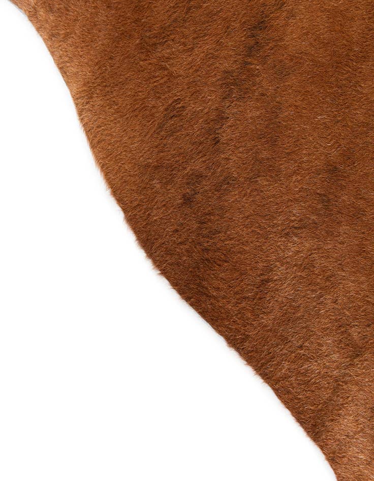 Detail image of 5' 10 x 6' 1 Cowhide Leather Square Rug