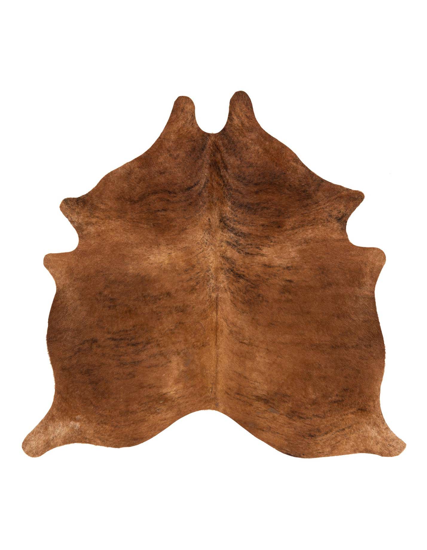 5' 10 x 6' 1 Cowhide Leather Square Rug