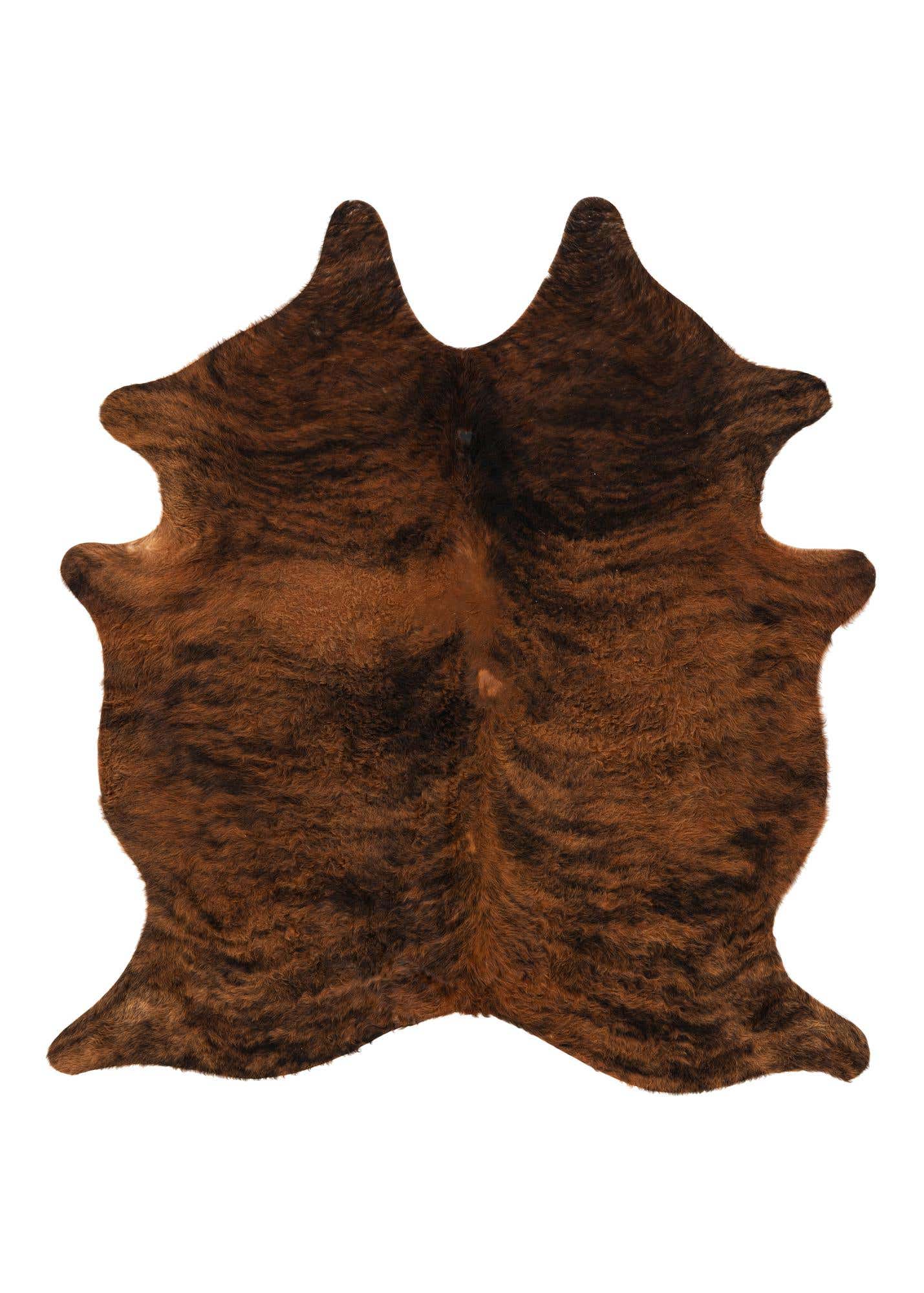 5' x 5' 6 Cowhide Leather Square Rug