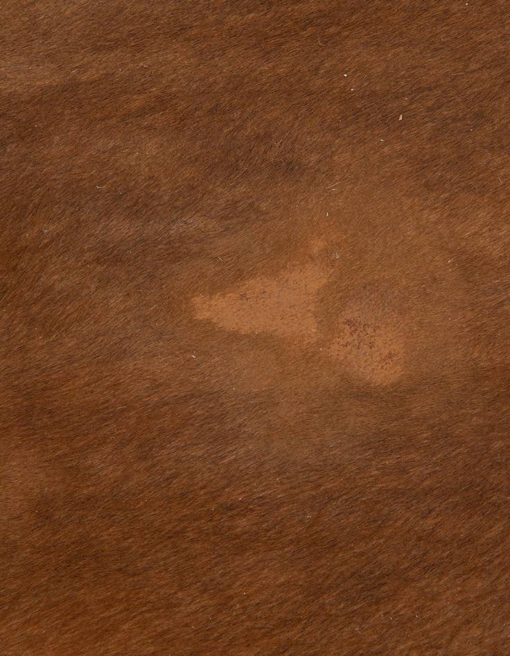 Detail image of 6' 5 x 6' 8 Cowhide Leather Square Rug