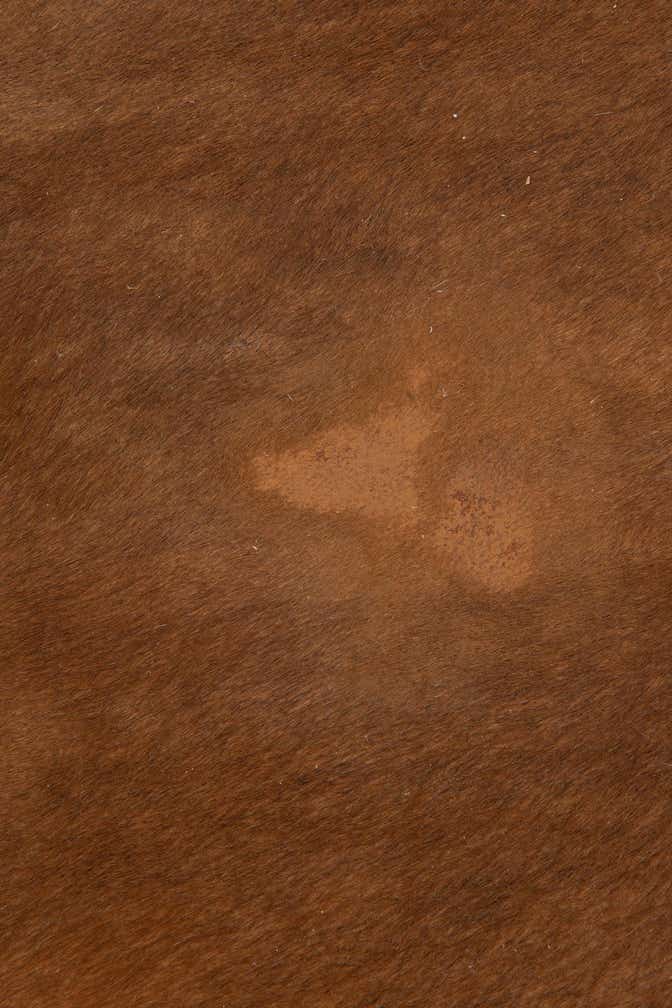 6' 5 x 6' 8 Cowhide Leather Square Rug