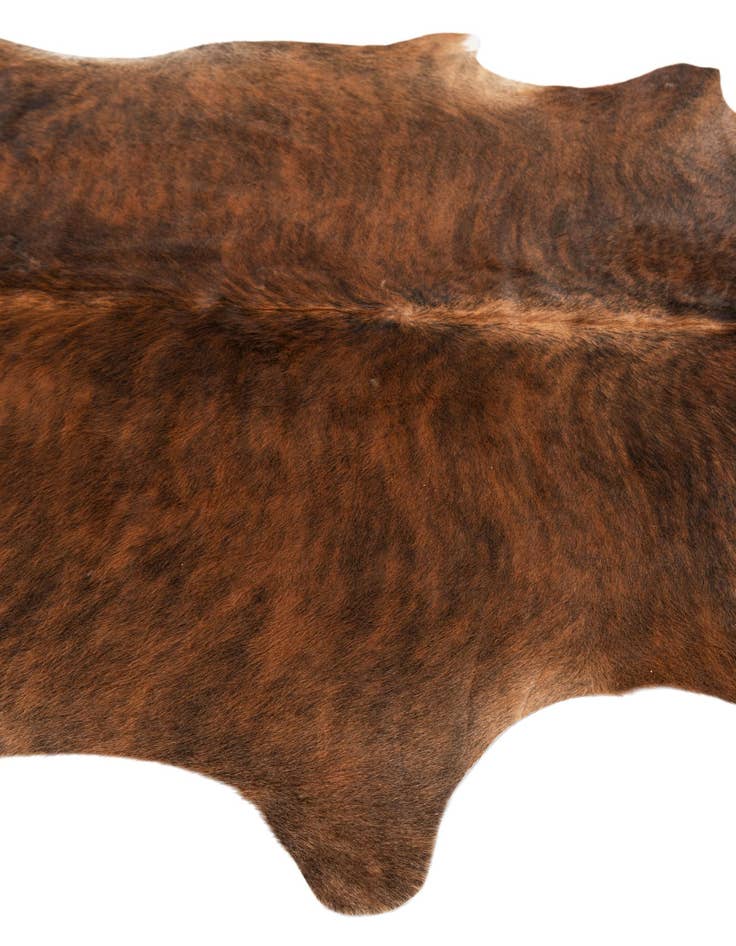 Detail image of 5' 8 x 6' 2 Cowhide Leather Square Rug