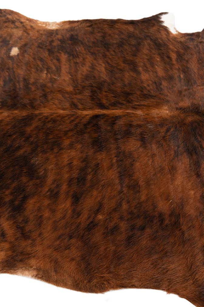 5' 8 x 5' 10 Cowhide Leather Square Rug