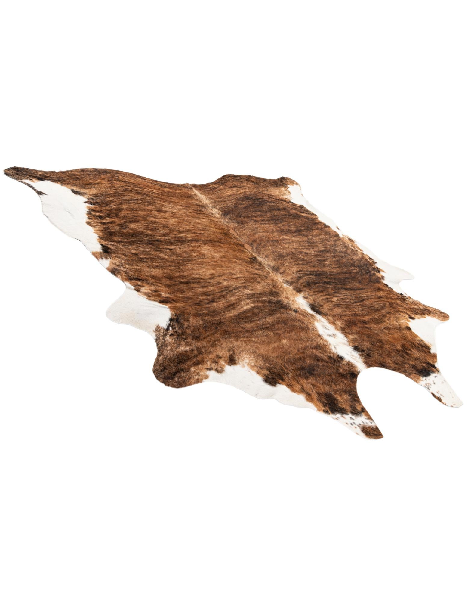 7' 5 x 7' 11 Cowhide Leather Square Rug