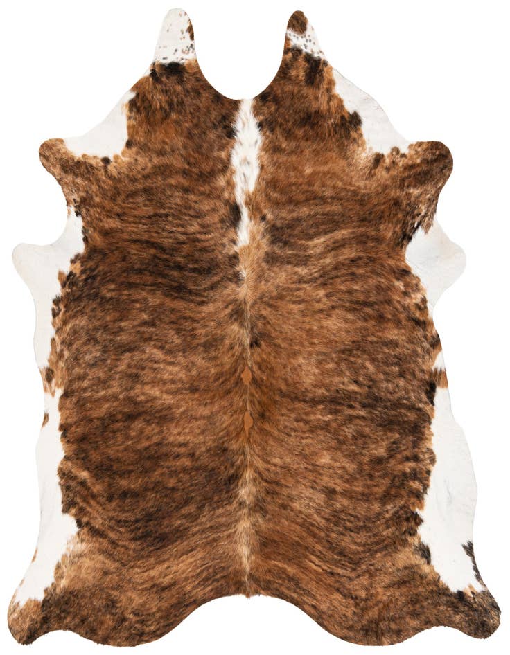 Detail image of 7' 5 x 7' 11 Cowhide Leather Square Rug