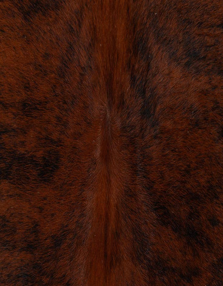 Detail image of 5' 1 x 5' 9 Cowhide Leather Square Rug