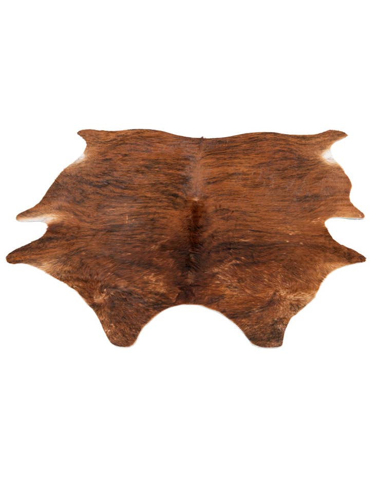 Detail image of 6' 3 x 7' 1 Cowhide Leather Square Rug