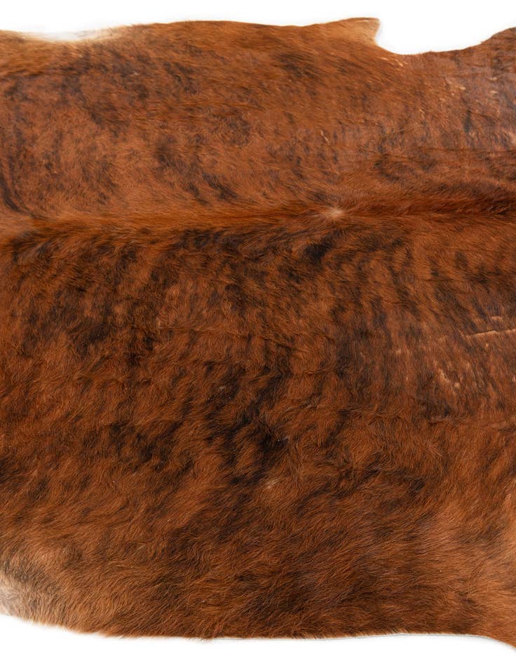 Detail image of 6' 3 x 7' 1 Cowhide Leather Square Rug