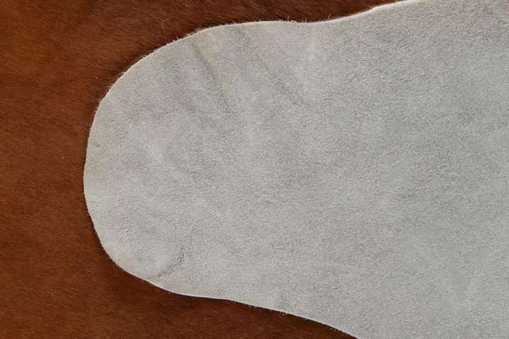 7' x 7' 5 Cowhide Leather Square Rug