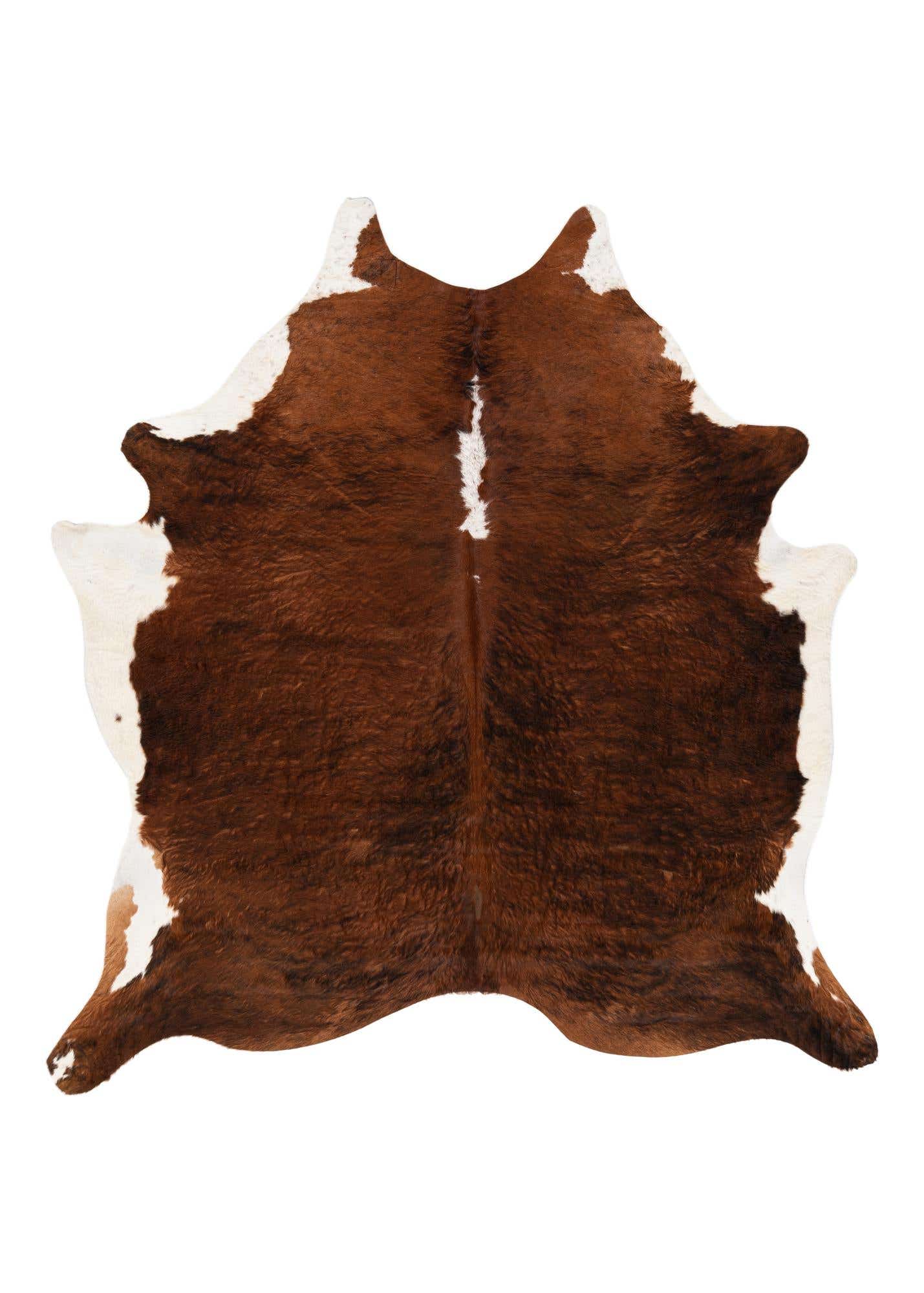 7' 2 x 7' 4 Cowhide Leather Square Rug