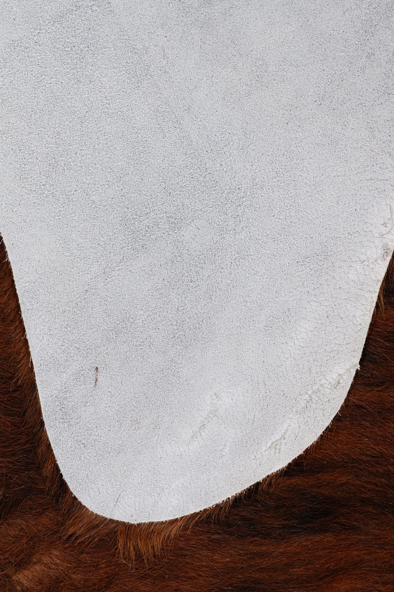 6' 3 x 6' 3 Cowhide Leather Square Rug