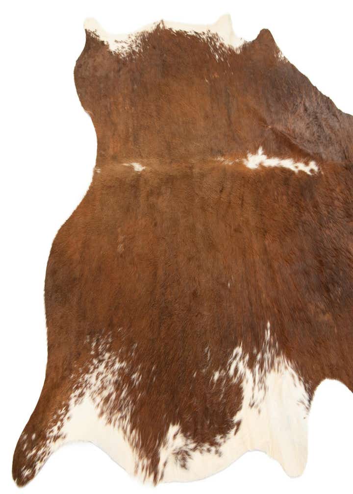 6' 3 x 6' 8 Cowhide Leather Square Rug
