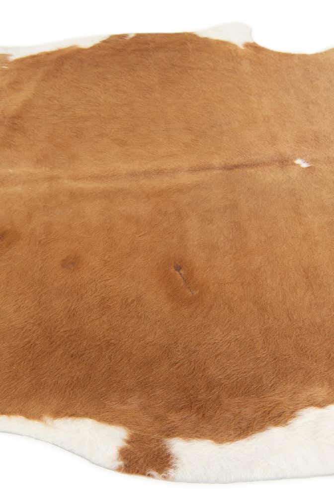 6' 5 x 6' 7 Cowhide Leather Square Rug