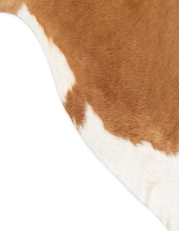 Detail image of 6' 5 x 6' 7 Cowhide Leather Square Rug