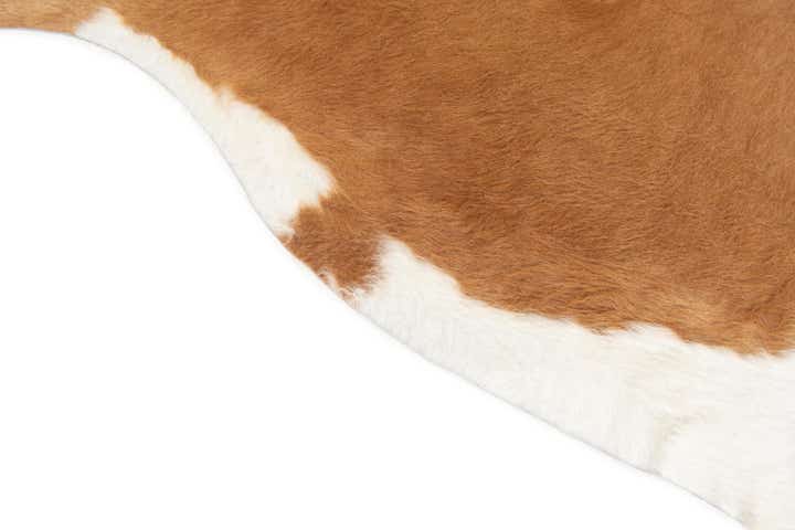 6' 5 x 6' 7 Cowhide Leather Square Rug