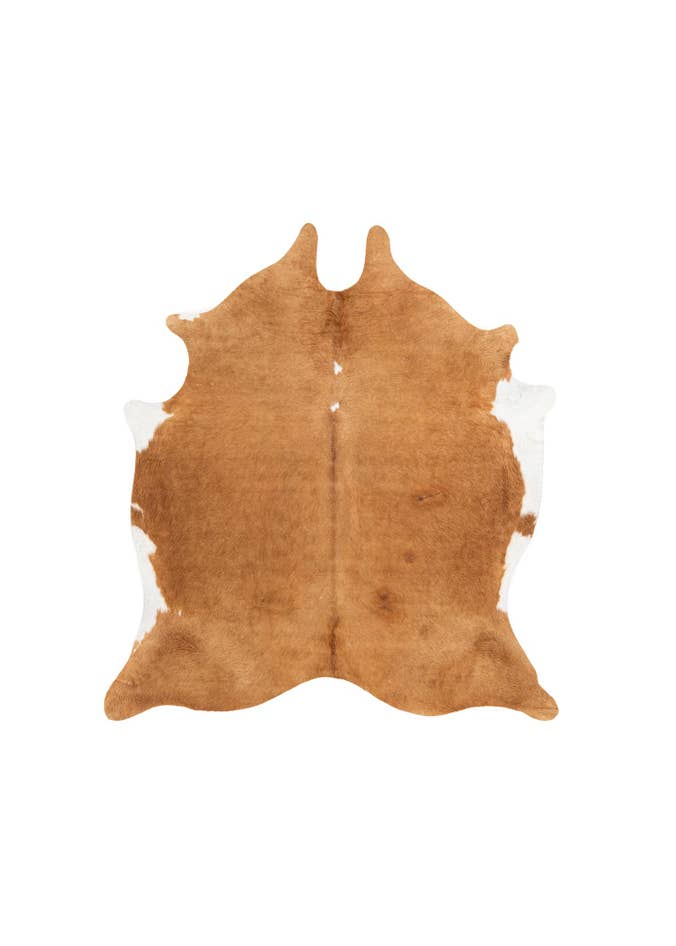 Detail image of 6' 5 x 6' 7 Cowhide Leather Square Rug