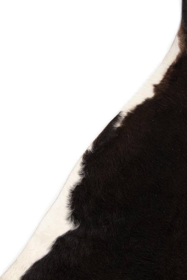 Detail image of 6' 1 x 6' 8 Cowhide Leather Square Rug