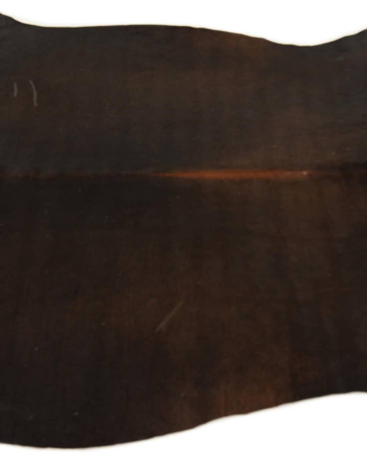 Detail image of 5' 5 x 5' 9 Cowhide Leather Square Rug