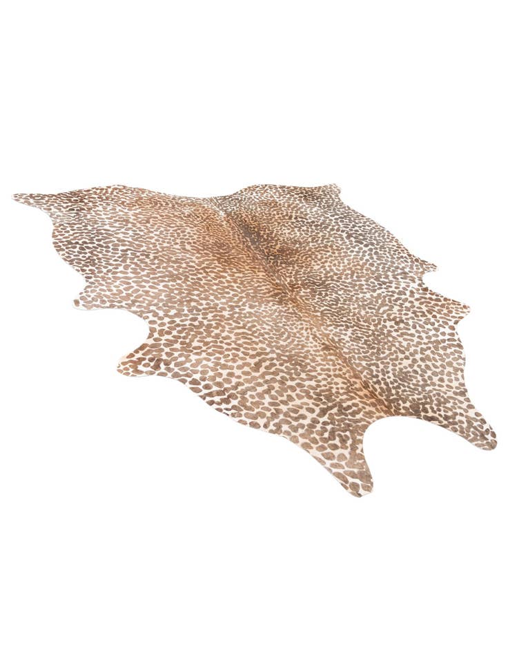 Detail image of 6' 5 x 7' Cowhide Leather Square Rug