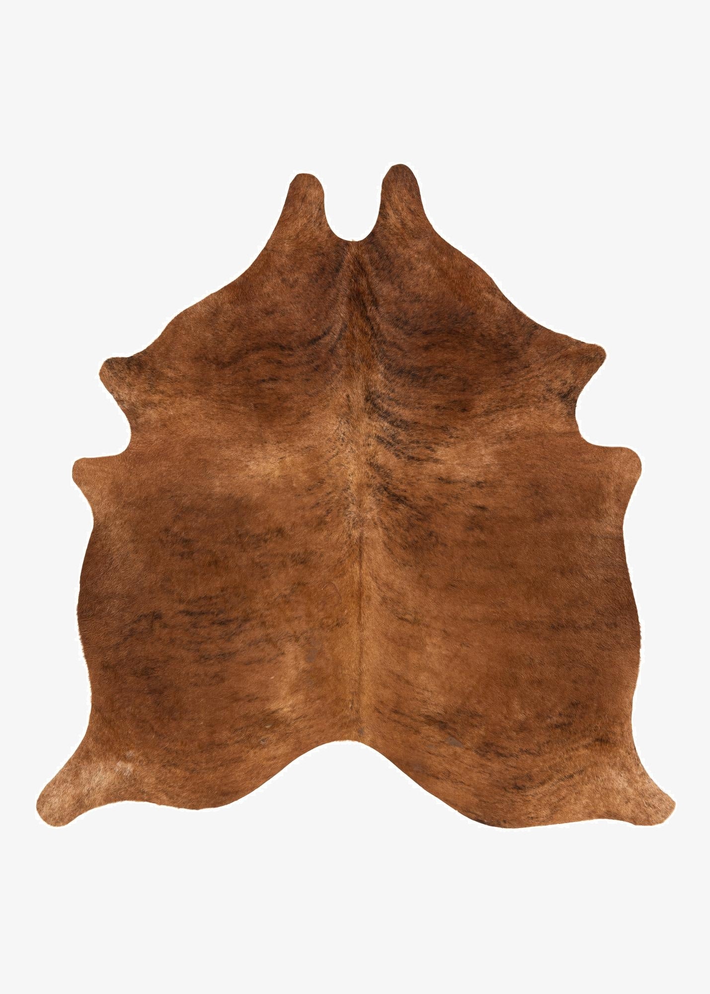5' 10 x 6' 1 Cowhide Leather Square Rug